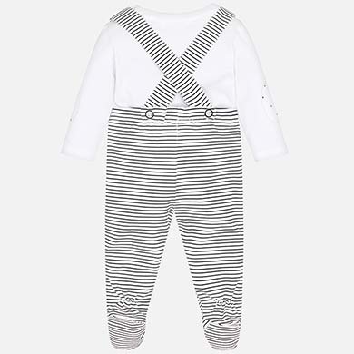 Boy Striped Suspender Set
